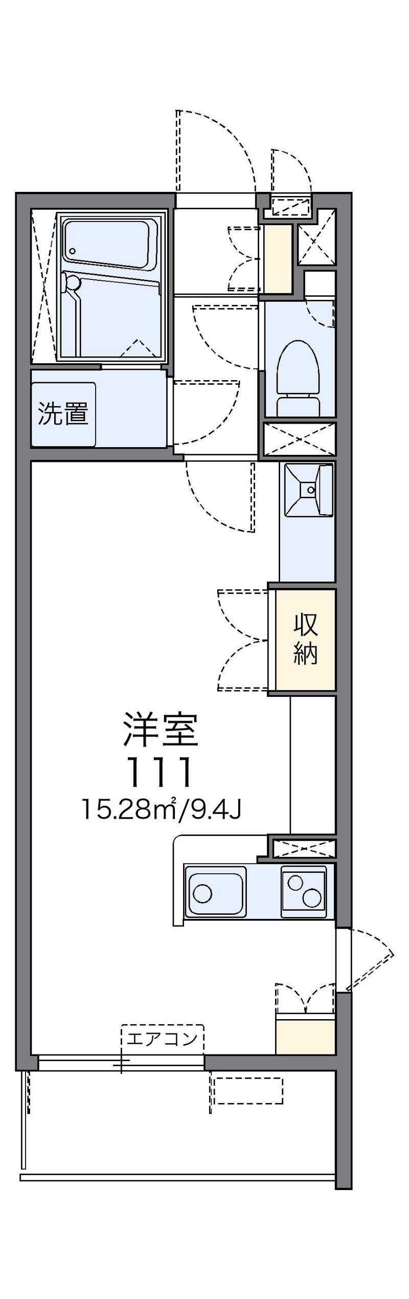 レオネクストあおばⅡ 間取図