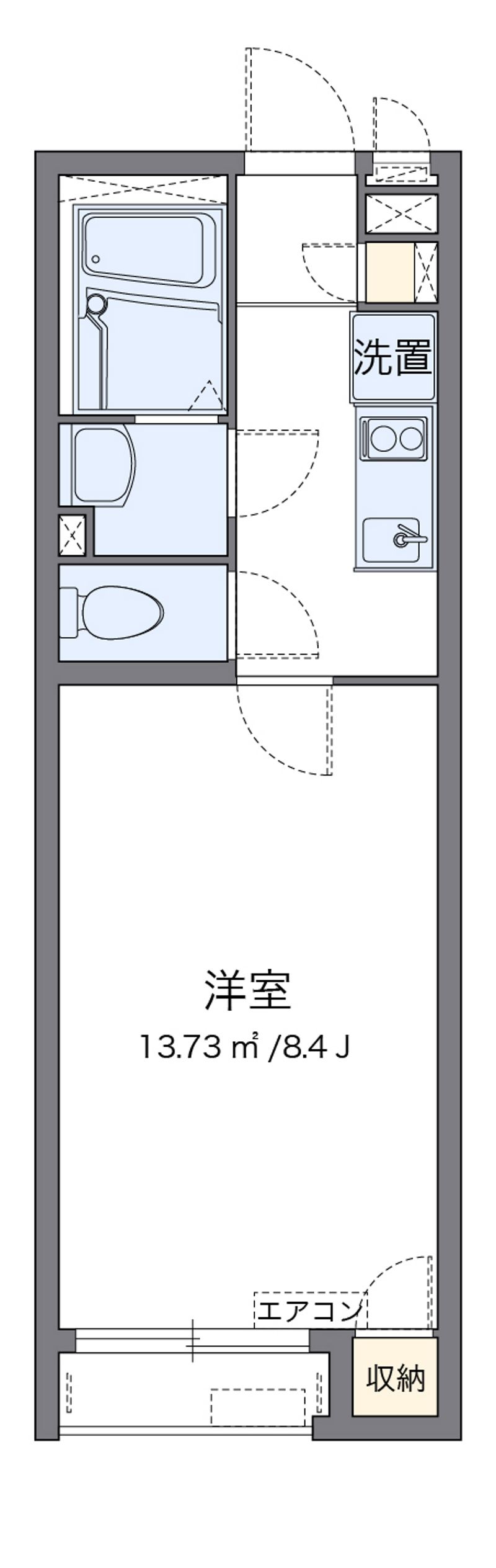 クレイノぐれいす 間取図