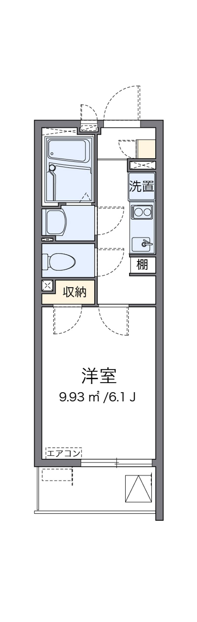 クレイノＪＯＹ　ＦＯＲＥＳＴ 間取図