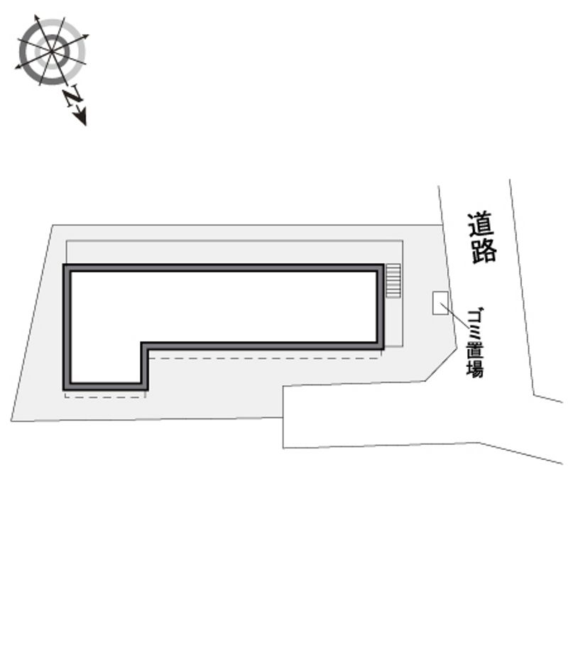 レオパレスノース池袋 配置図