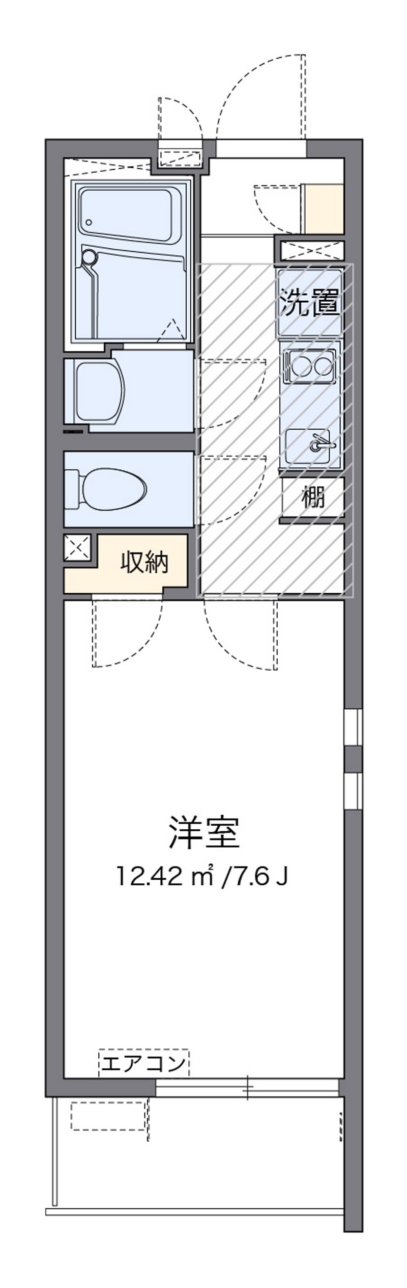 クレイノドエル　大久保Ａ 間取り
