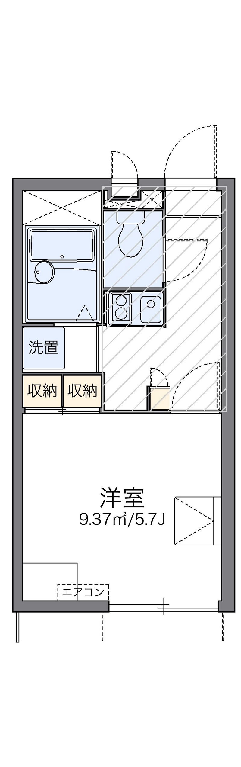 leopalace Daigakumae Floor plan
