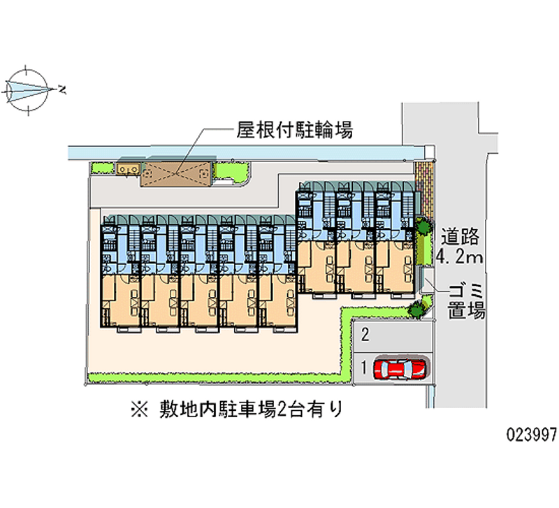 レオパレスサイトウ 月極駐車場