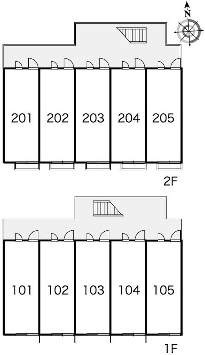 レオパレスウィステアリア大多志 間取配置図