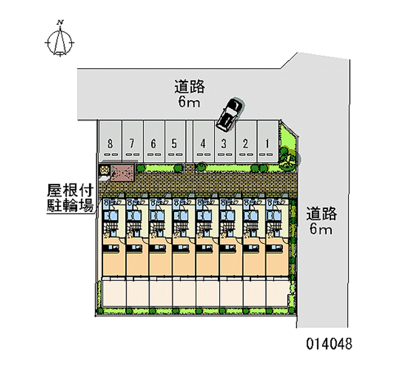 レオパレスＰｅｒｓｉｍｍｏｎＢ 月極駐車場