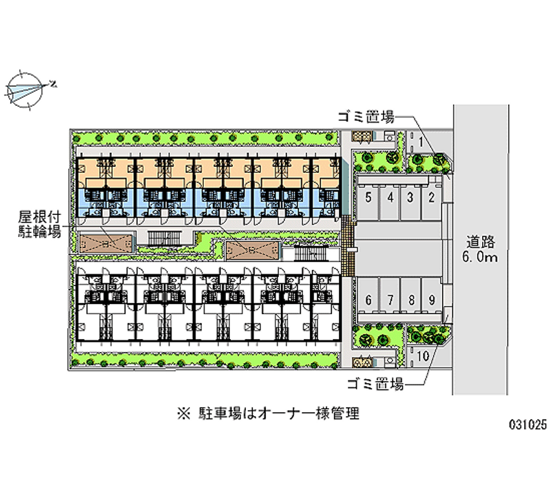 レオパレスヴィルヌーブ川崎Ａ 区画図