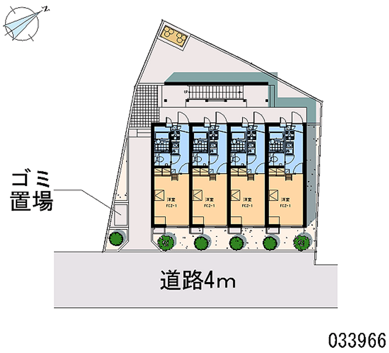 レオパレスクックリバー 区画図