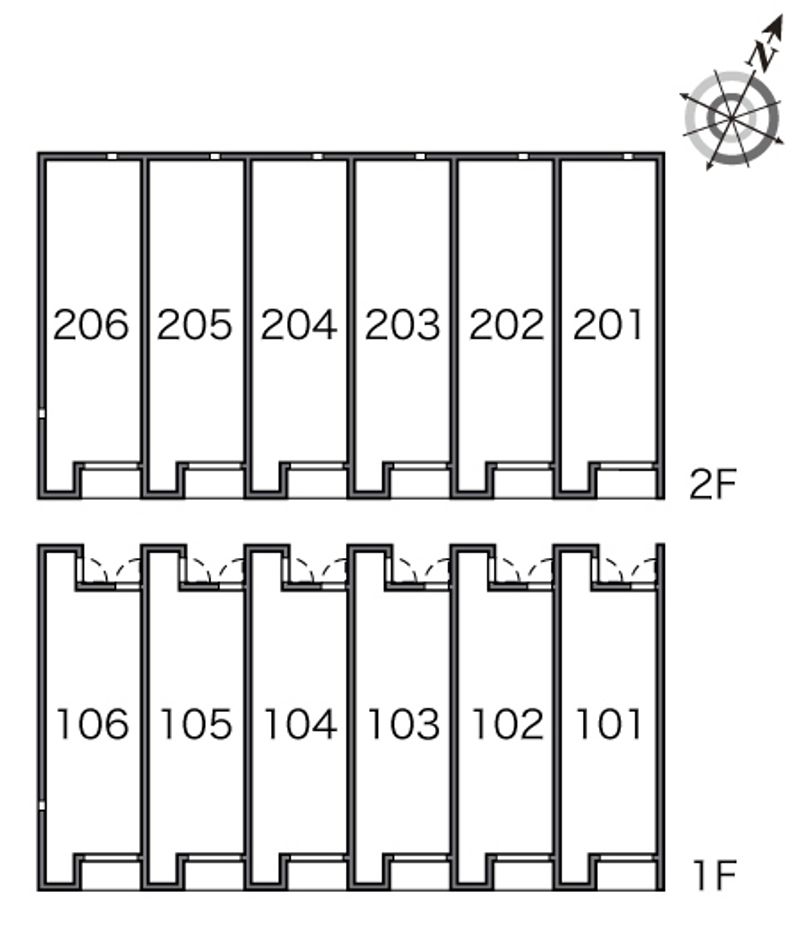 レオネクストジュネスピューパⅢ 間取配置図