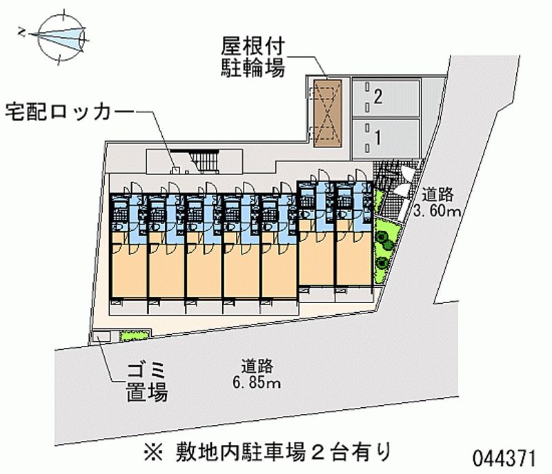 レオパレスアドバンス鶴見 月極駐車場