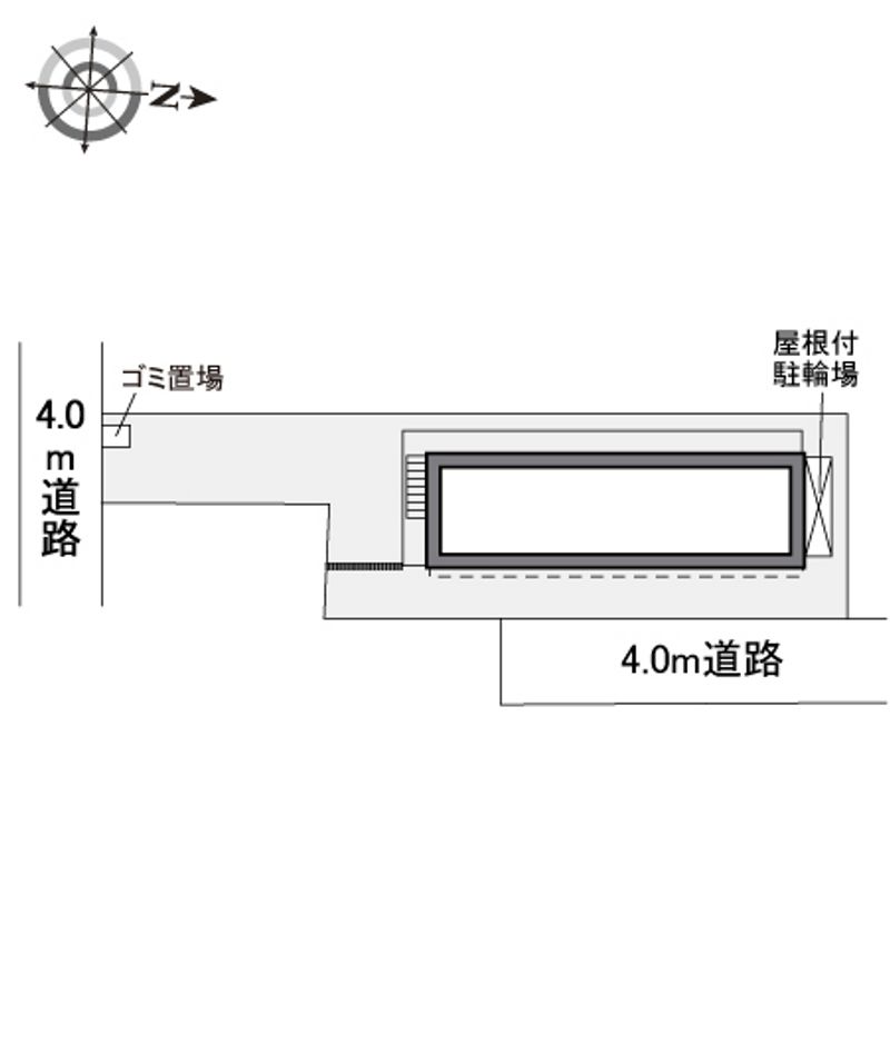 レオパレスメルベーユドミール 配置図