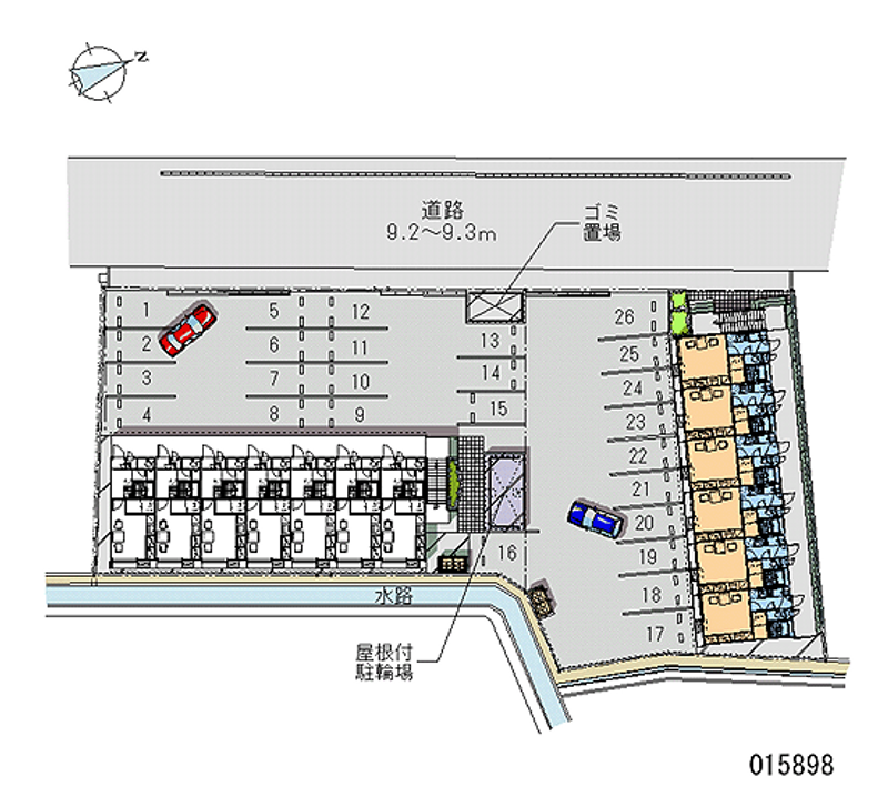 レオパレス京浜建物水橋ハイムＢ 月極駐車場