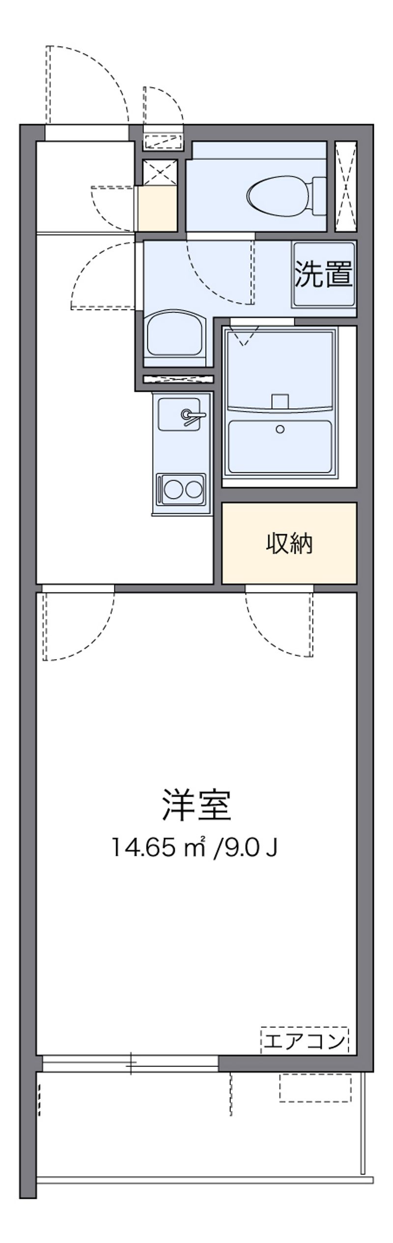 クレイノグローリアⅣ 間取り