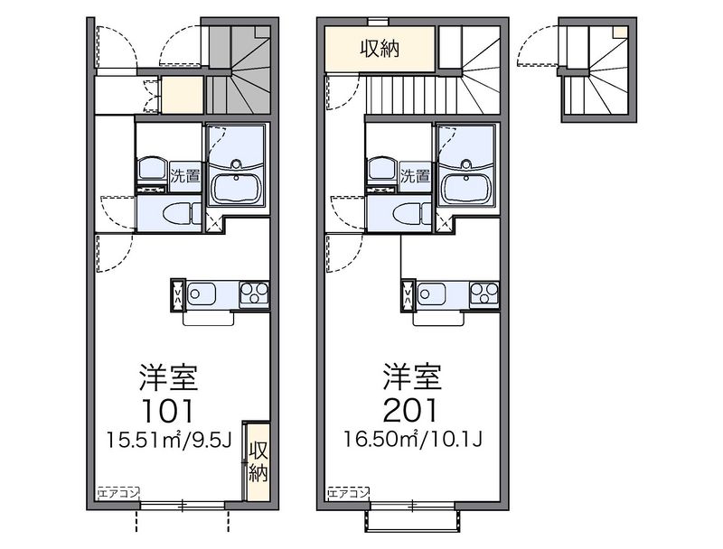 レオネクストアステラス加茂 間取図