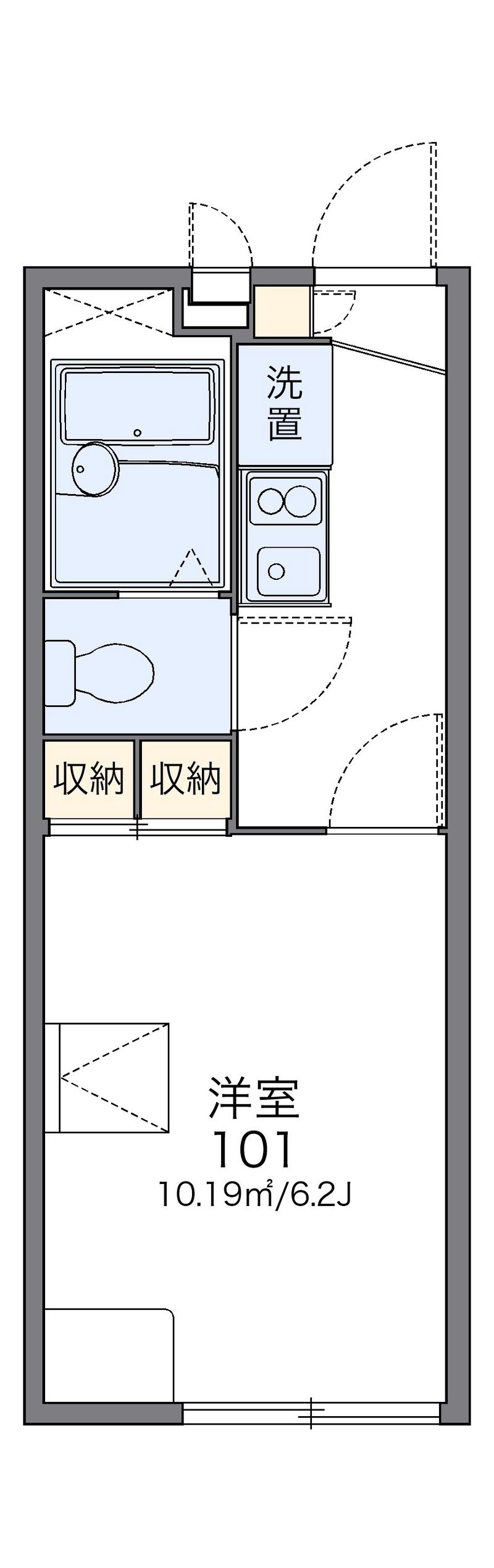 レオパレスＭｅｕｂｌｅ 間取図