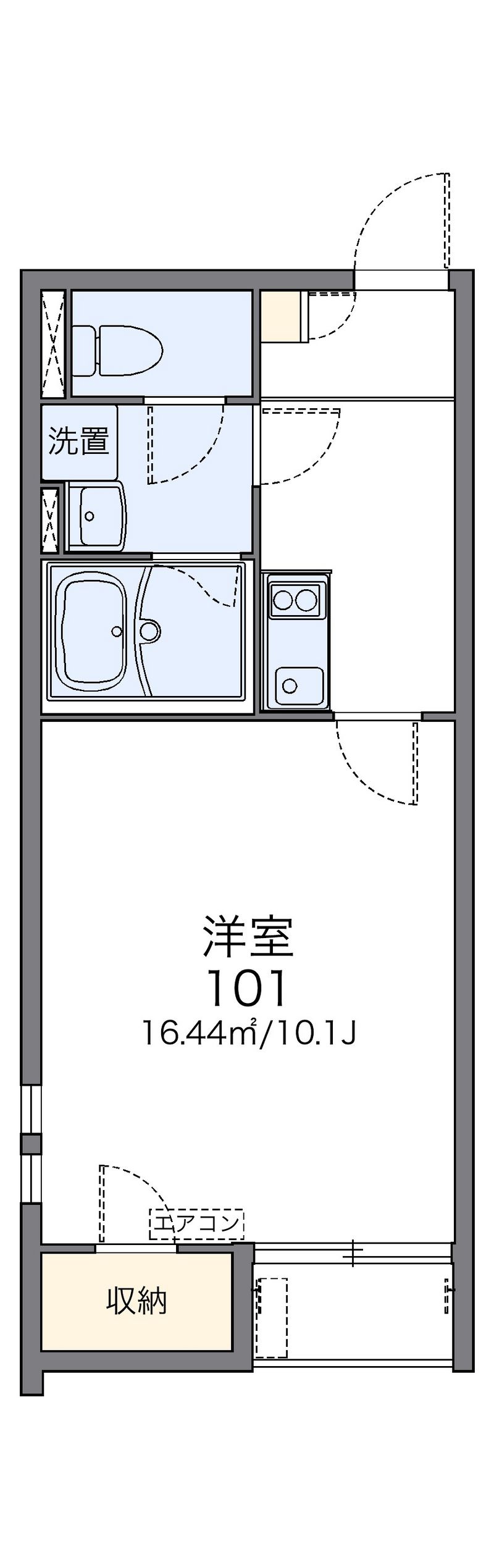 レオネクスト高針荒田Ⅱ 間取図