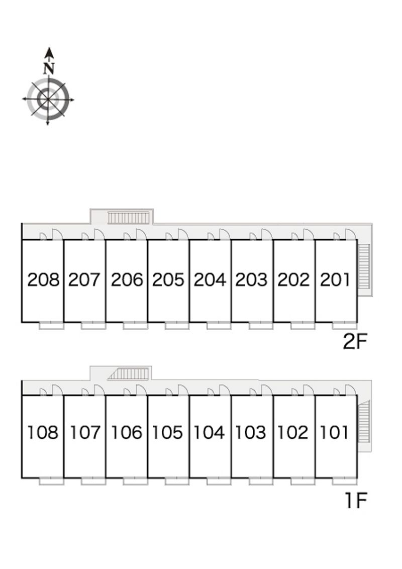 レオパレス伊吹 間取配置図