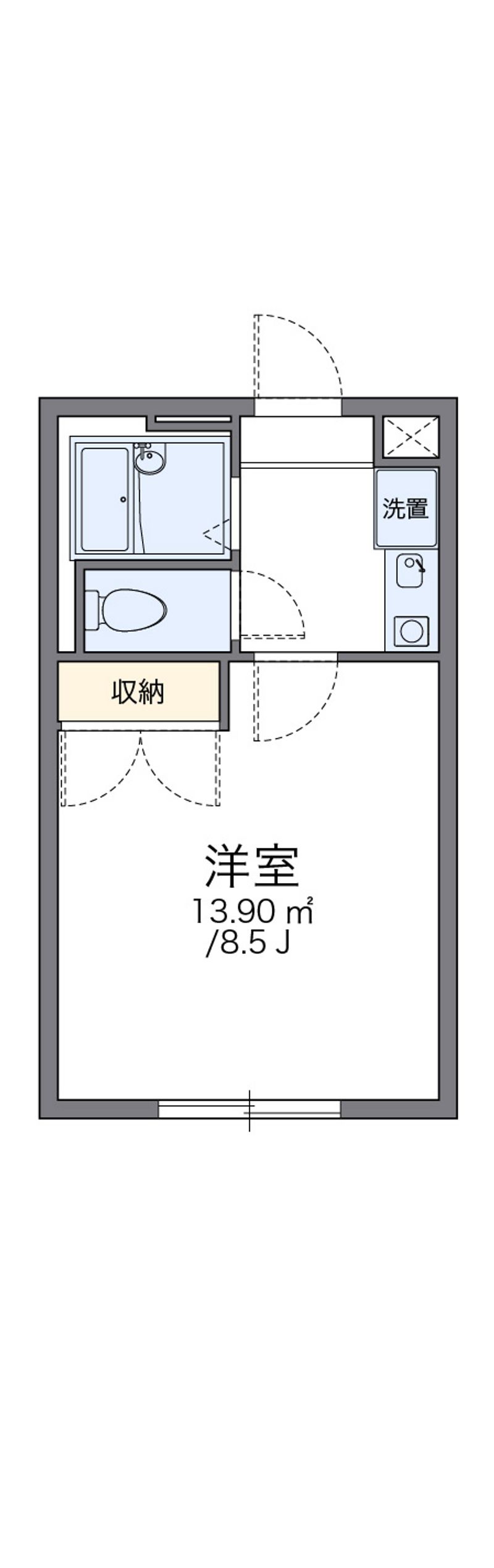 レオパレスさくらはうす 間取図