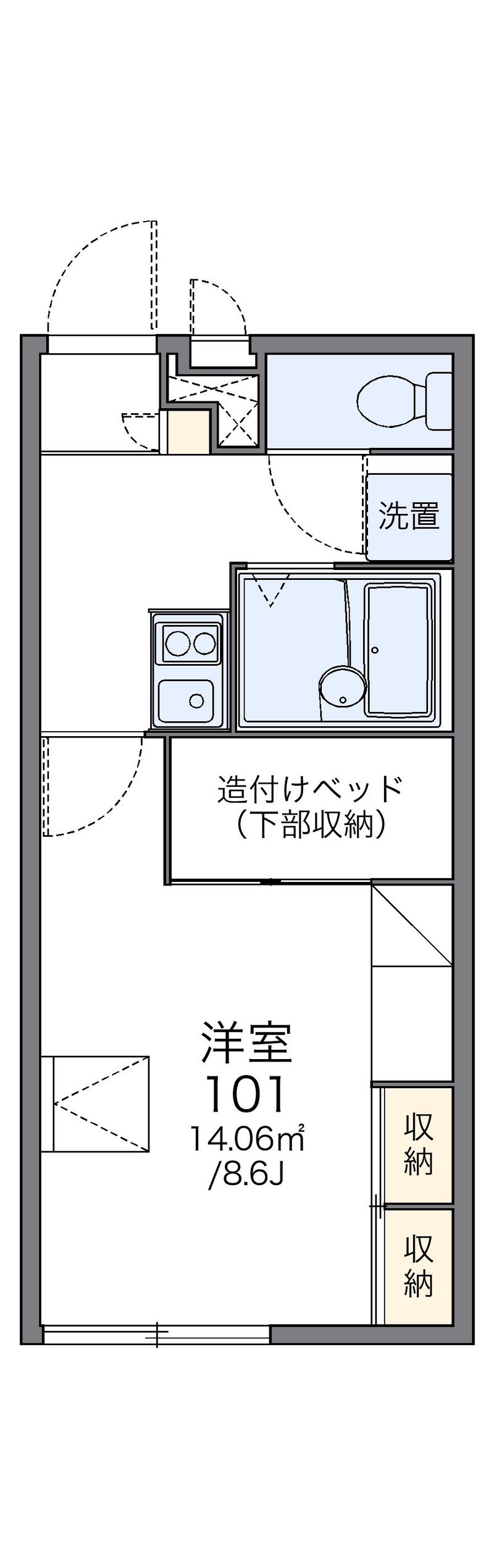 レオパレスＳＯＬＥＩＬ 間取図
