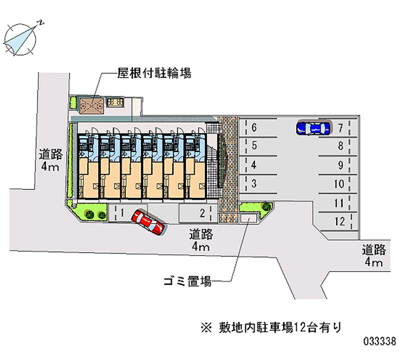 レオパレスサンライズヤマニ 月極駐車場