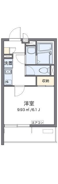 クレイノ与野 間取り図