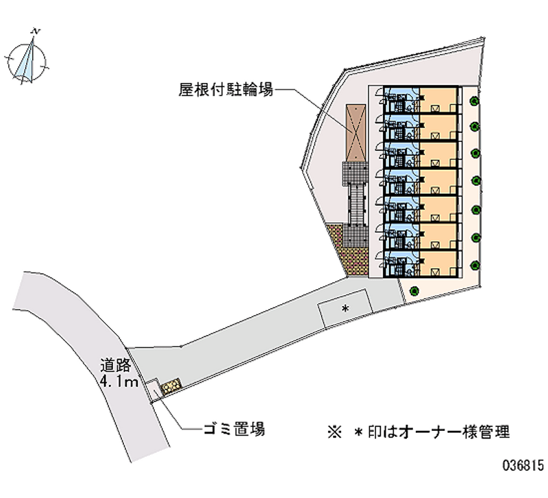 レオパレス夢千里 区画図