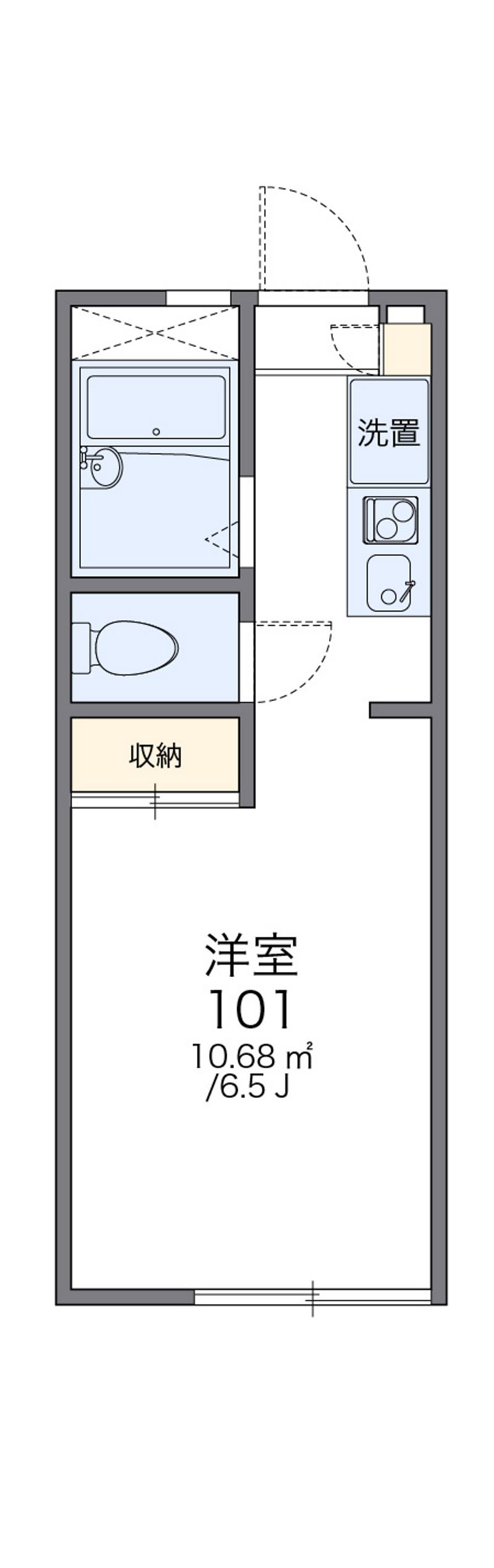 レオパレスアドヴェントＫＡＢＵ 間取図