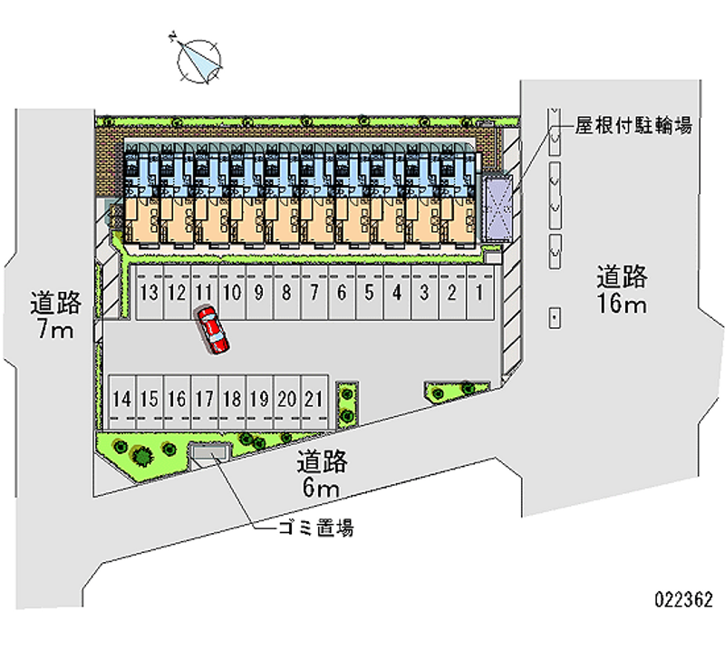 22362 Monthly parking lot