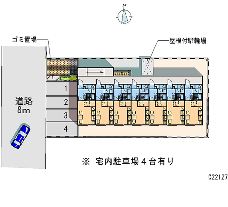 22127 bãi đậu xe hàng tháng