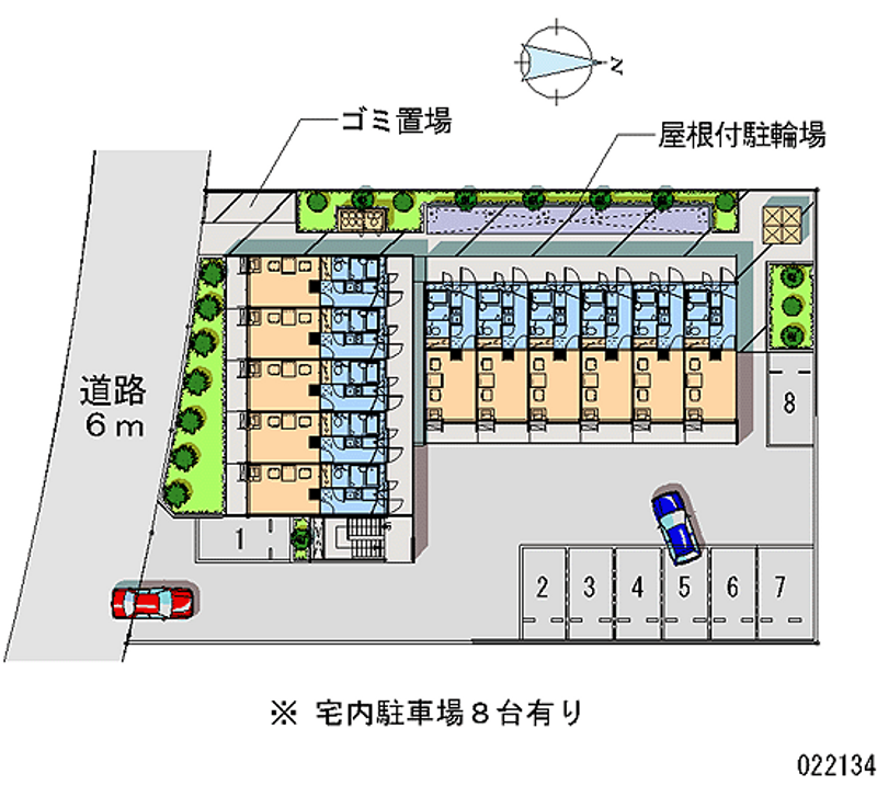 レオパレス立野 区画図