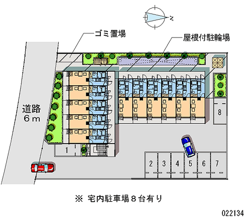 レオパレス立野 月極駐車場