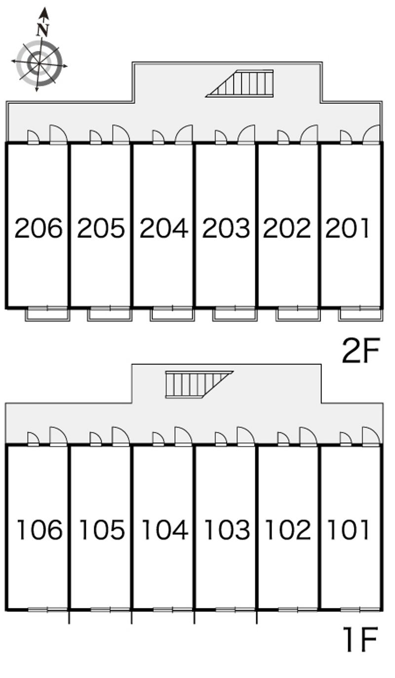 レオパレスジュリアーノ 間取り配置図