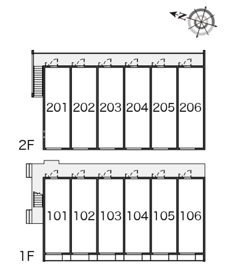 クレイノＫエクセル 間取り配置図