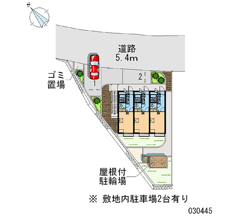 レオパレス西大寺ＬＲ 月極駐車場