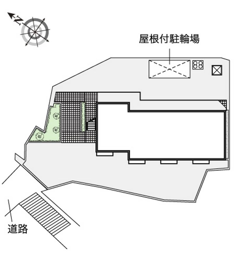 レオパレスグリーンベール 配置図
