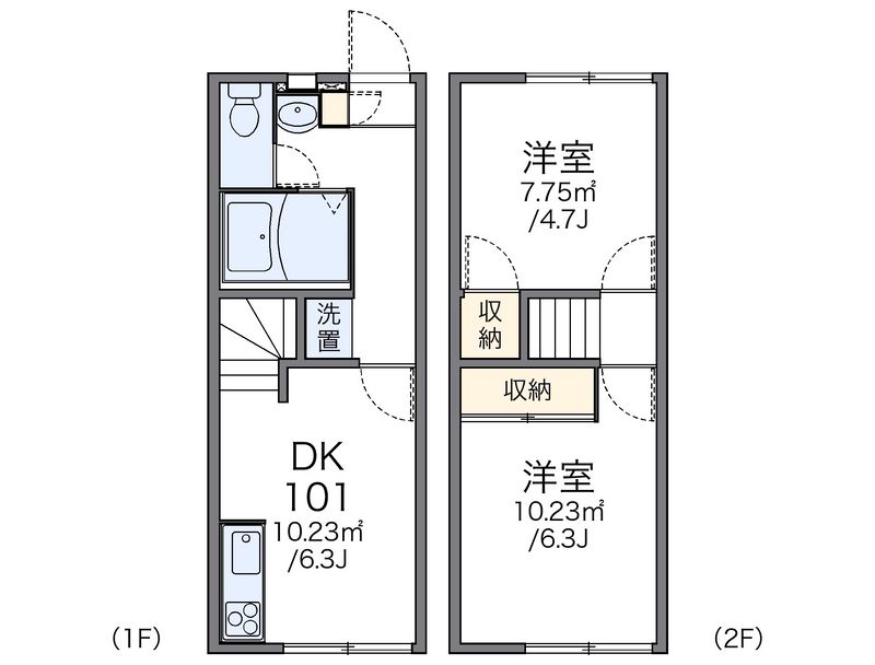 レオパレスＥｉｒｅ 間取図