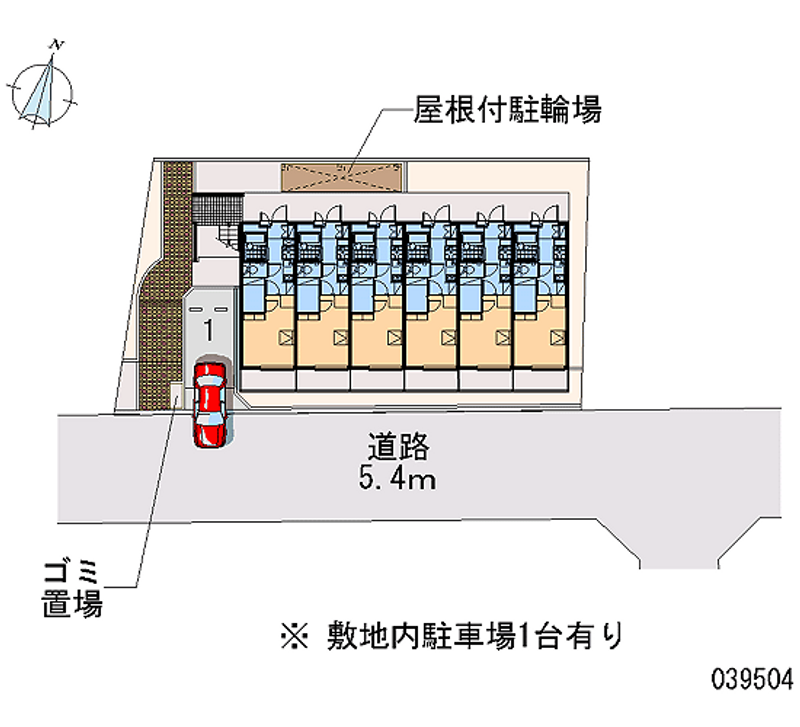 レオパレスグランヴィア 区画図
