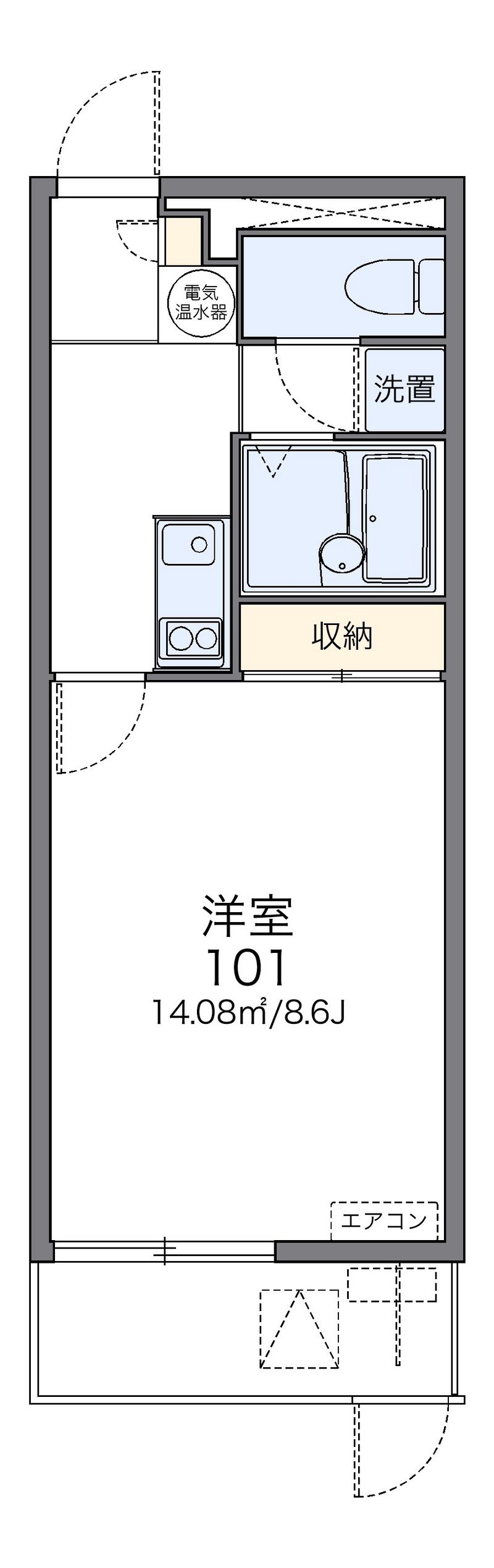 レオネクストシャルマンⅢ 間取図