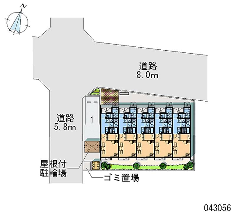 43056 Monthly parking lot