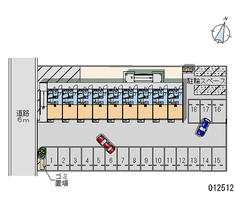 12512 Monthly parking lot