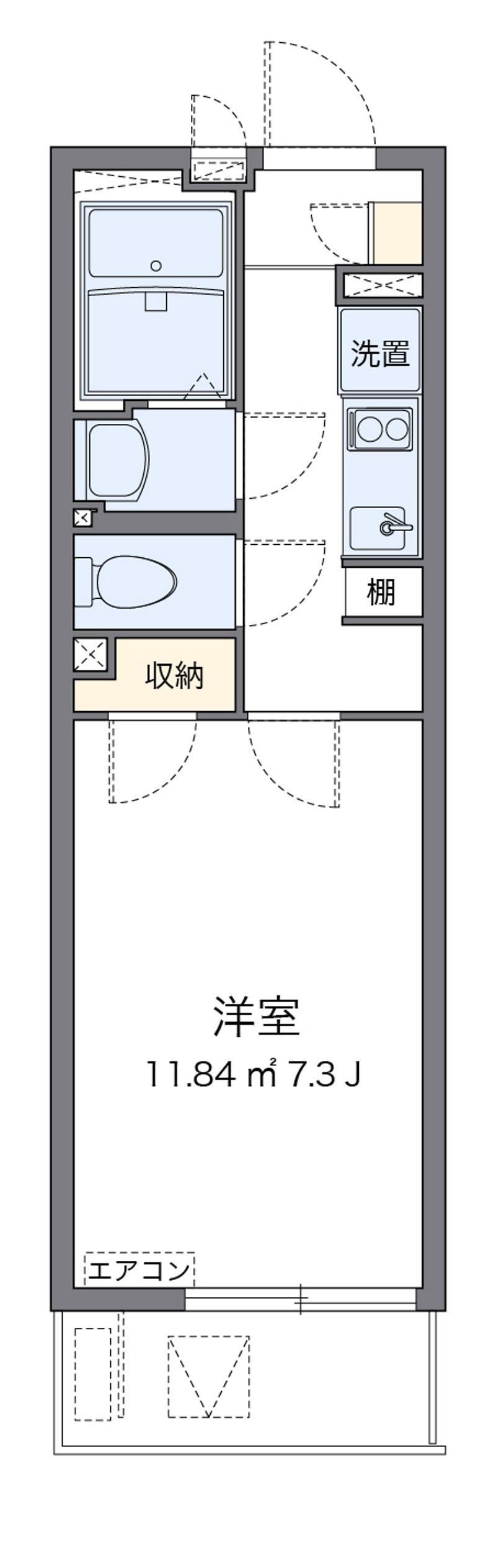 クレイノヴィクトワールＳＤＫ 間取り