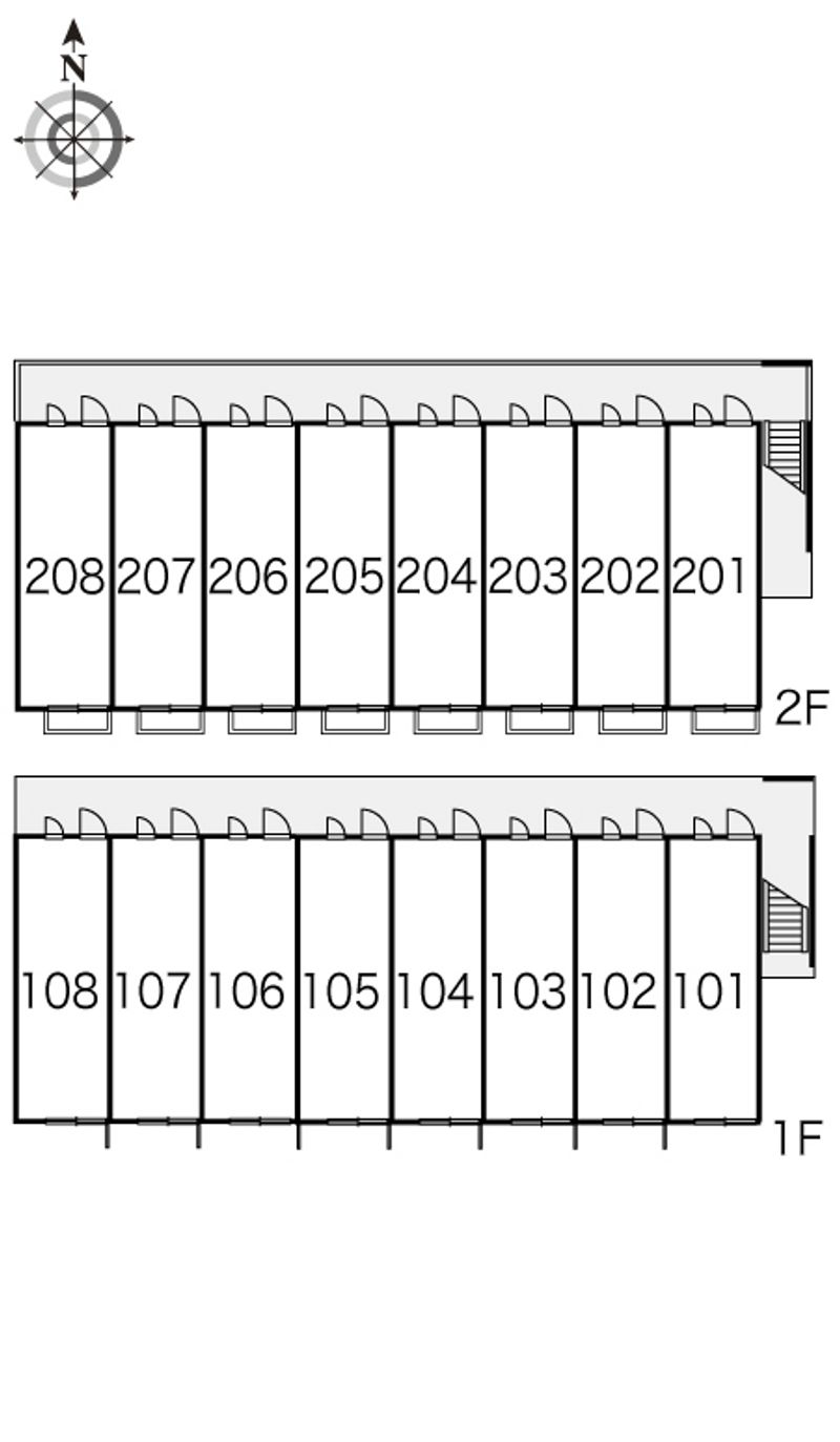 レオパレスＹＯＫＡ 間取配置図