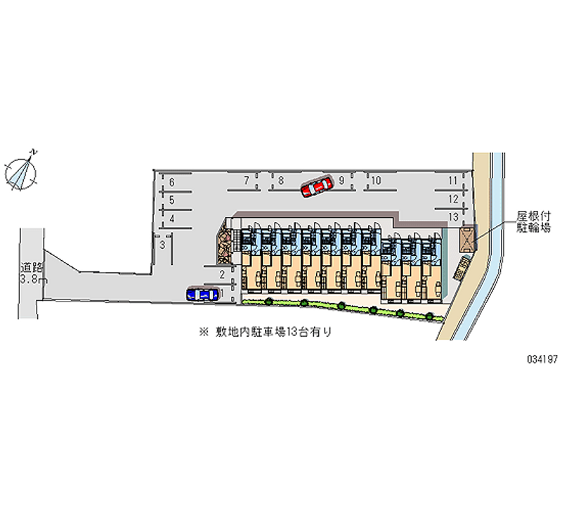 34197 Monthly parking lot