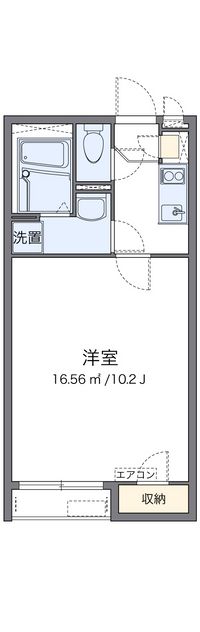 クレイノＳＡＧＡ 間取り図