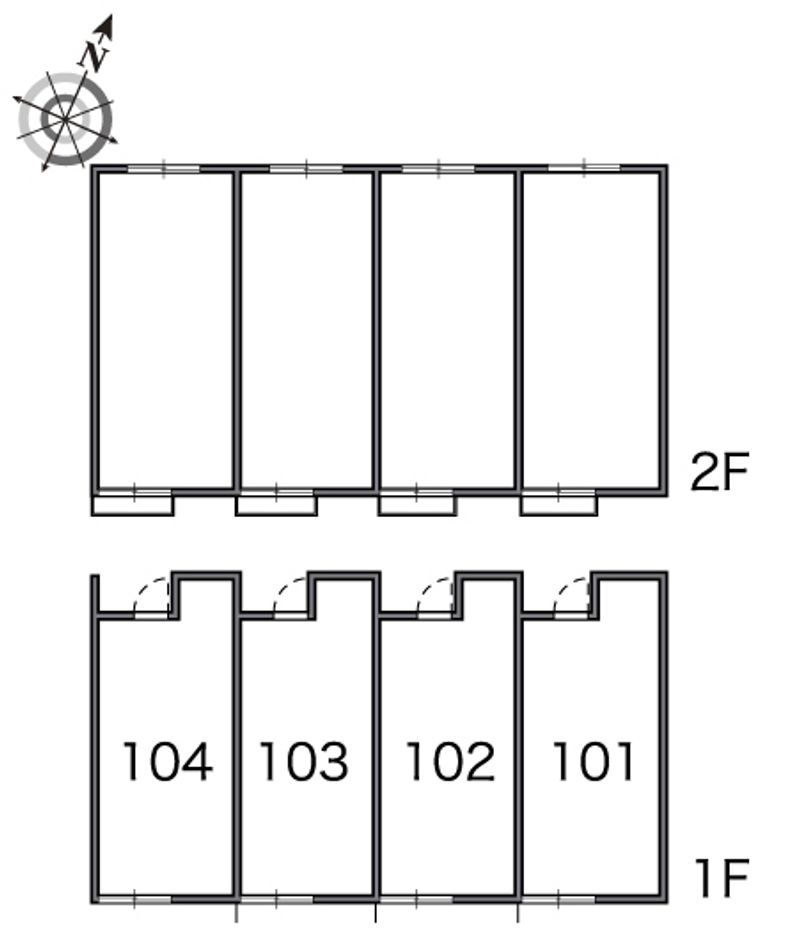 レオネクストソレイユ岡本 間取り配置図