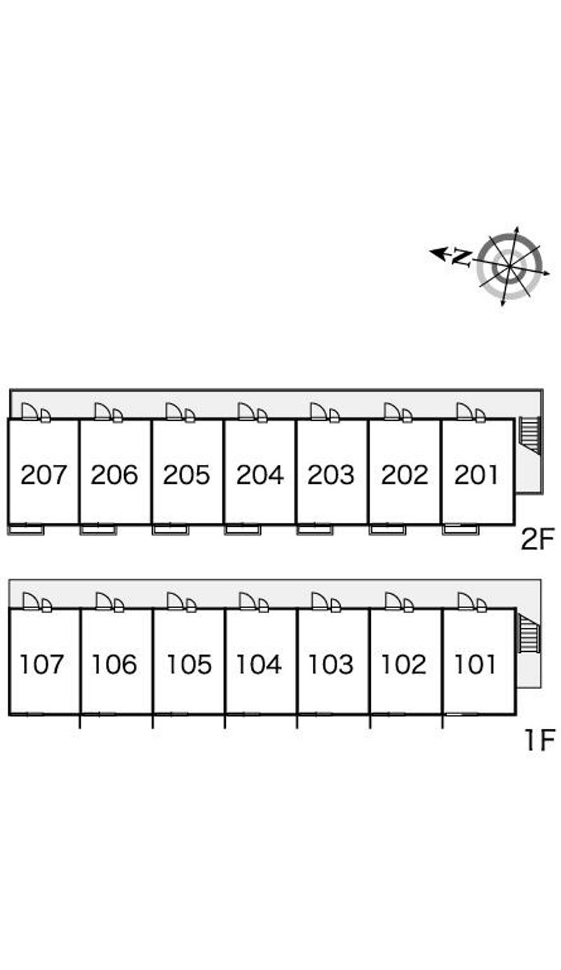 レオパレスプレミール 間取り配置図