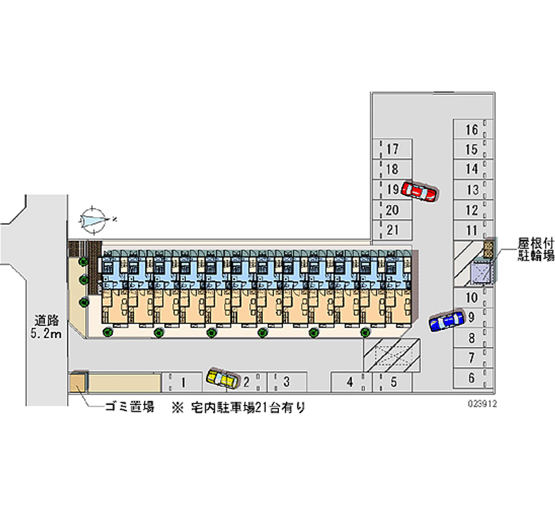 23912 Monthly parking lot