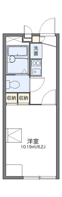 レオパレスグリュック 間取り図