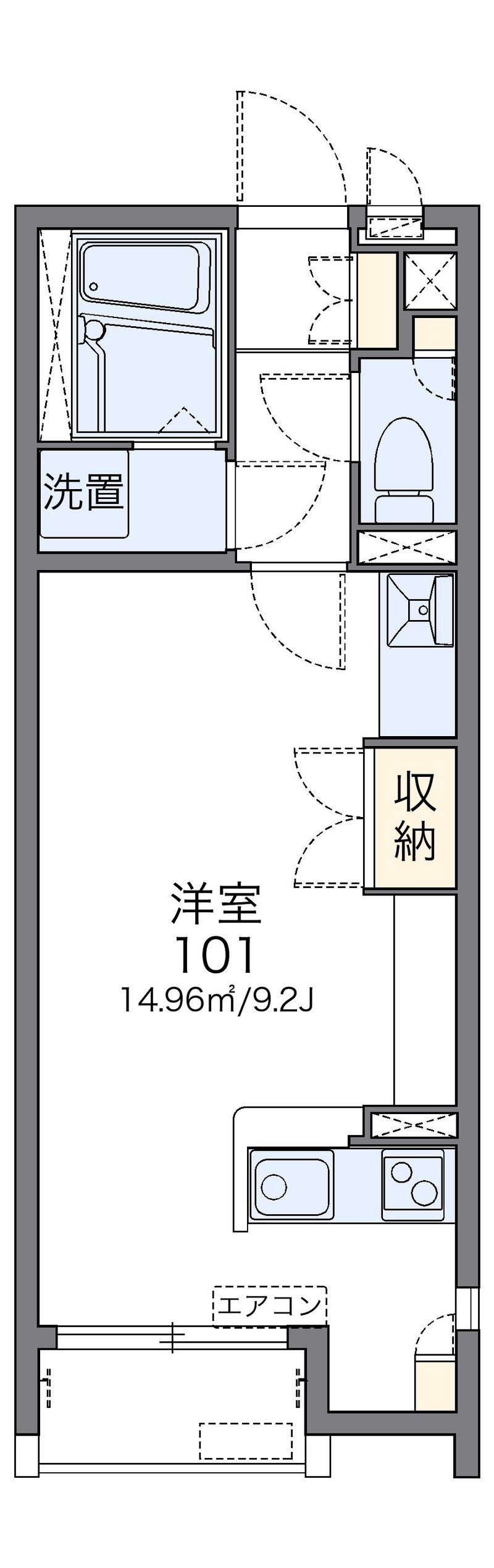 レオネクスト玄琢 間取図