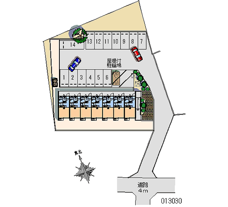 13030 Monthly parking lot