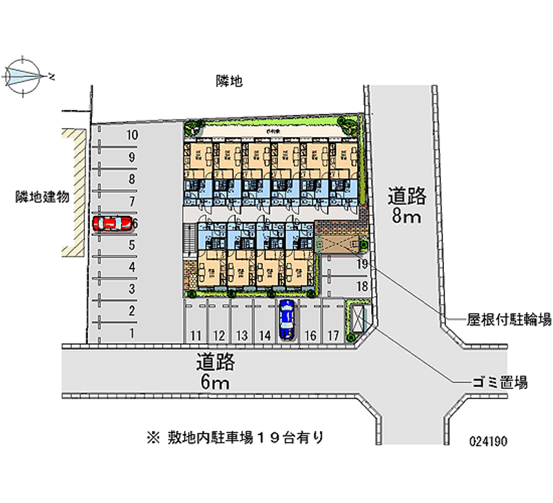 レオパレスＴＵＫＩＪＩ 月極駐車場